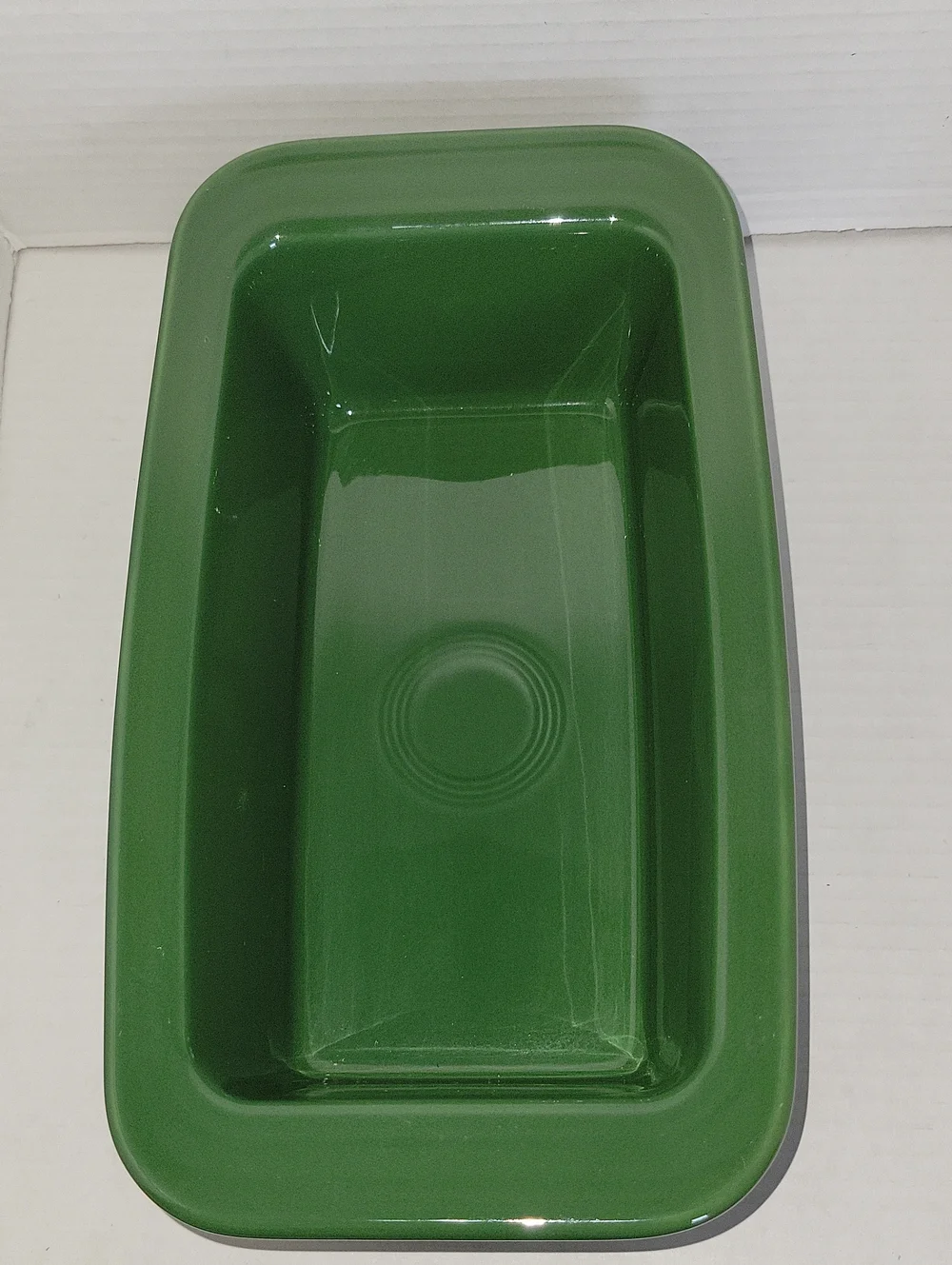Fiestaware Fiesta Loaf Pan Baking Bakeware Cookware Bake Baker Dish Jade Green